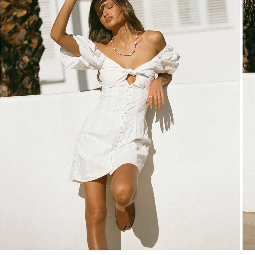 Sabo Skirt Callie Dress Large White